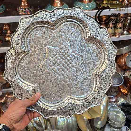 تصویر 3 از ظرف مسی آبکاری نقره با کیفیت بالا و دوام مطلوب